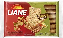 Biscoito Cream Cracker Integral Sem Lactose Liane 330g