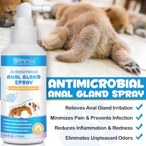 Onznoz Analdrüsen-Spray Für Hunde, Antimikrobielles, Lindert Analdrüsenreizungen, Stoppt Juckreiz, Beseitigt Geruch, Beugt Infektionen Vor, Für Hunde Aller Altersgruppen Und Rassen (1pcs, Welpe)