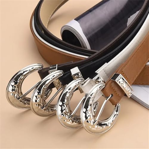 Mnjyihy Women's PU Leather Belt Fashion Multi Functional Jeans Skirt Decoration Pants Belt3