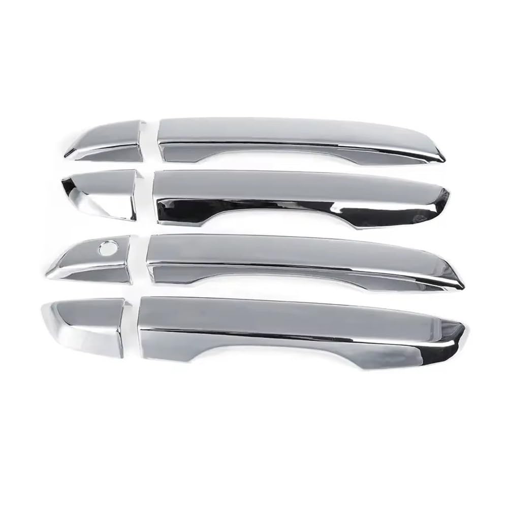 Mhtgd Lhd Silver No Smart Abs Plastic Lhd Rhd Sticker Exterior Door Handle Moulding Cover Trim Keyless Entry Decoration For Civic 10Th Gen 2016-2021