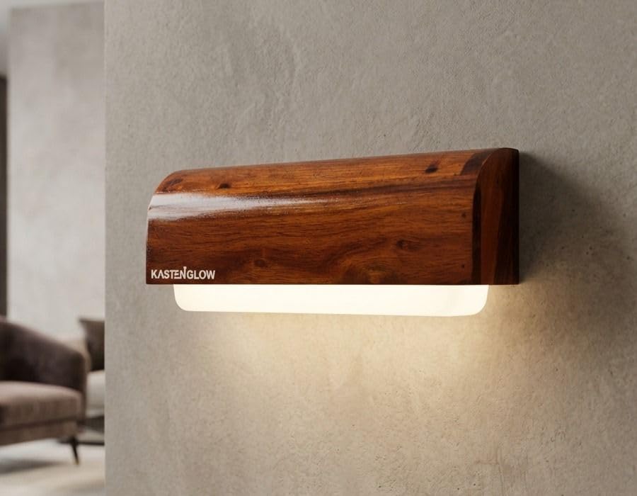 Wooden Picture Light Wall Lamp 10W LED with 3 Color Modes (Warm White, Cool White & Natural White) | Painting & Mirror Focus Light | Wall Mounted Spotlight for Bedroom, Dressing Table & Home Decor-image-22