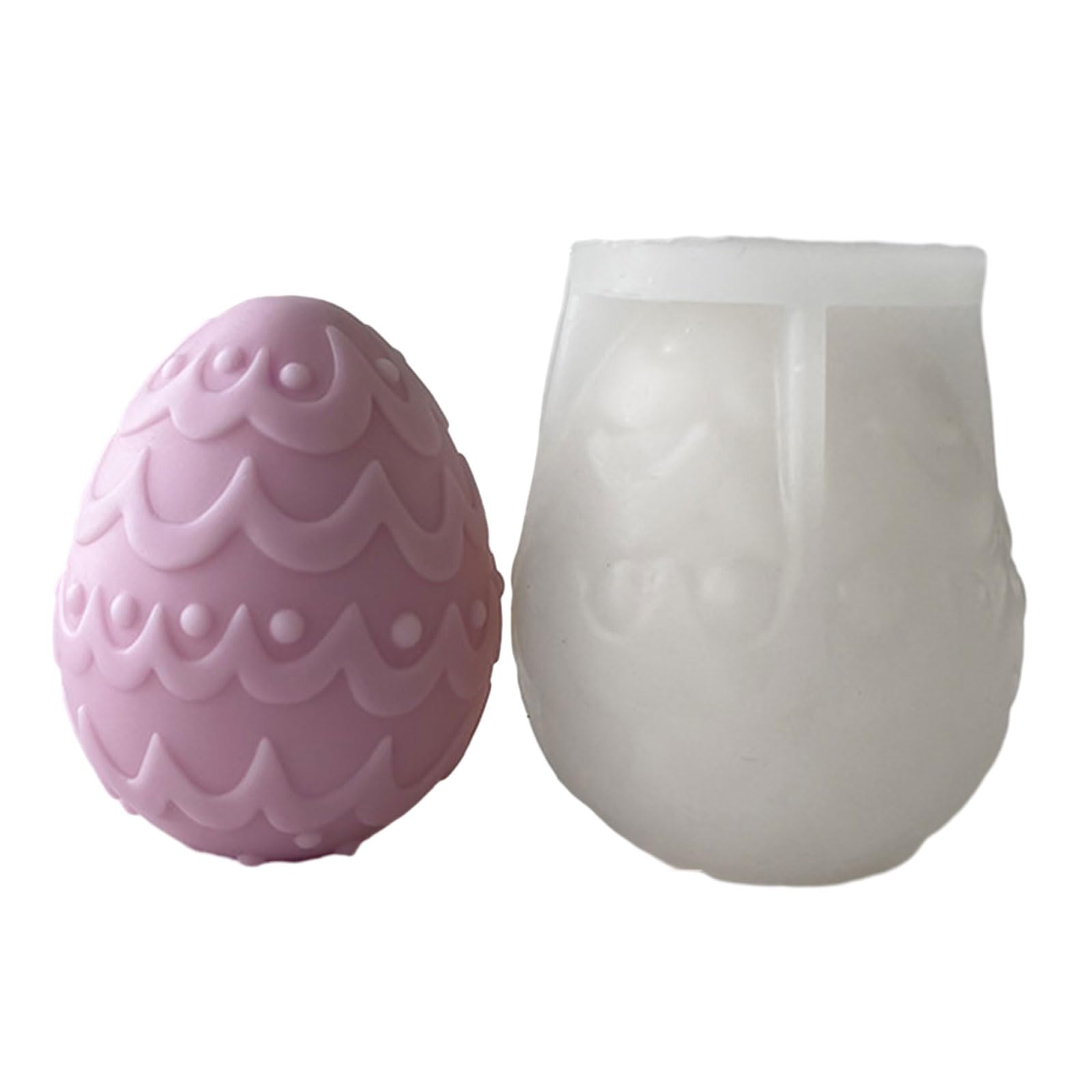 Buxuaaaa Eggs Mold Non Stick Easy to Demold for, Soap, Easter Party Decor, Easter Gift Bag Fillers Supplies