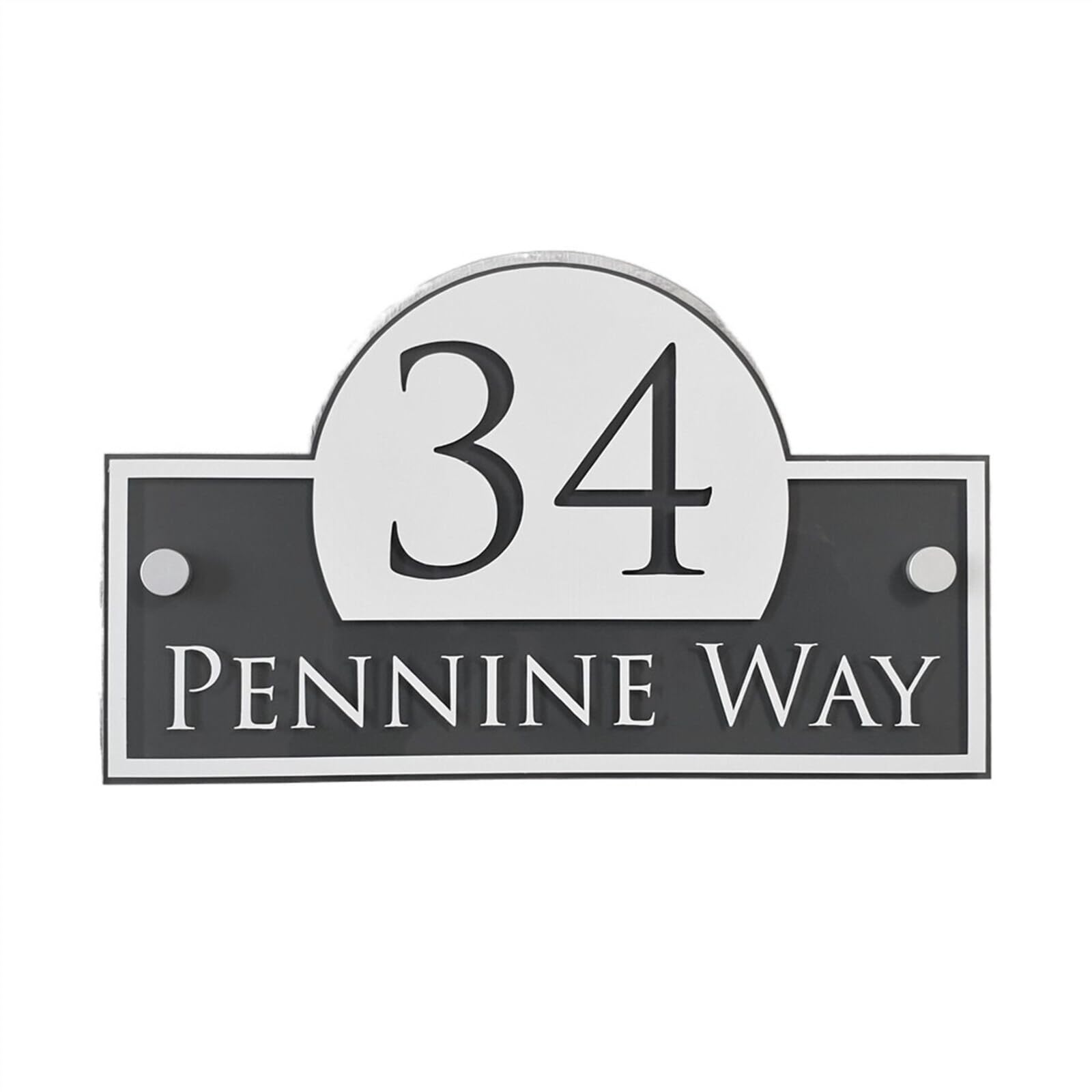 UZAMIRLEX Acrylic House Address Numbers