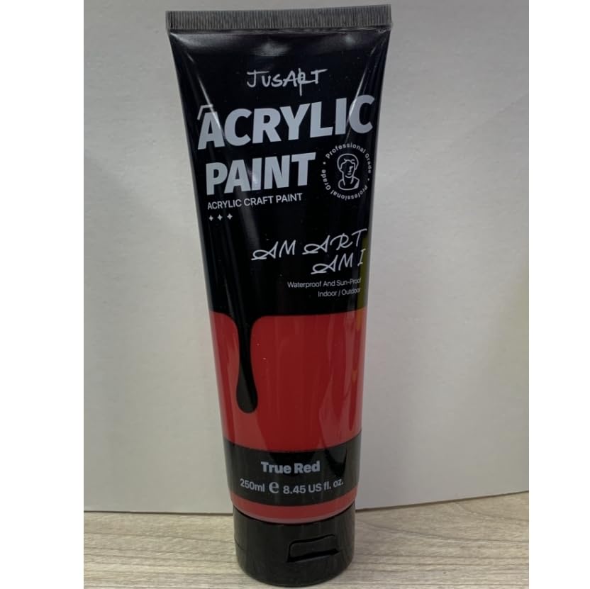 JusArt アクリル塗料-250 (レッド)