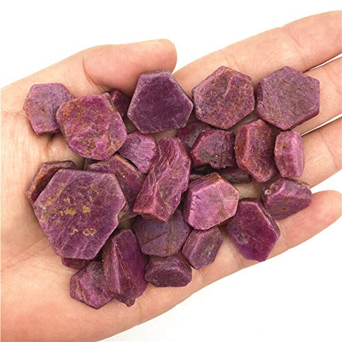 Venta única Genuino 810-820 Quilates Rubí Natural Rough Rock Piedras Preciosas Chakra Curación Energía Piedra Natal Cristal Para La Fabricación De Joyas, Gema, Sin Gemas