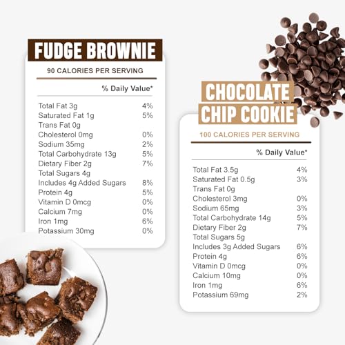 McCaffrey Protein Bites Chocolate Chip Cookie Dough + Fudge Brownie 3-Pack miniatura 2