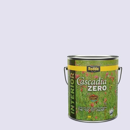 Rodda Paint CASCADIA ZERO - Pintura satinada e imprimación en uno, 1 galón, sombra de ojos