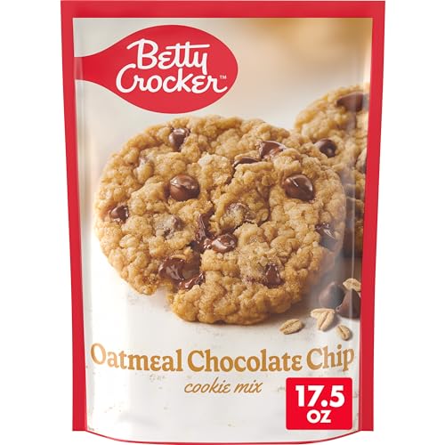 Betty Crocker Mezcla de galletas con chispas de chocolate y avena, 17.4 onzas Betty Crocker