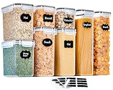 GoMaihe Botes Cocina, Juego de 8 Piezas de Recipie...