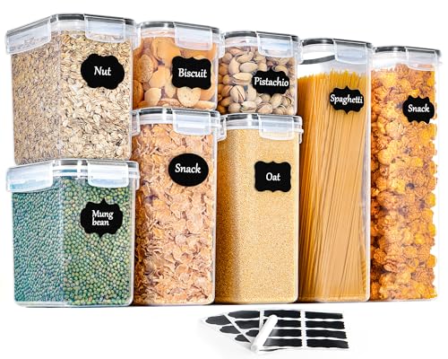 GoMaihe Botes Cocina, Juego de 8 Piezas de Recipiente de Botes Co...