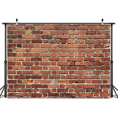 AIIKES 7x5FT Vintage Brick Wall Background Cover