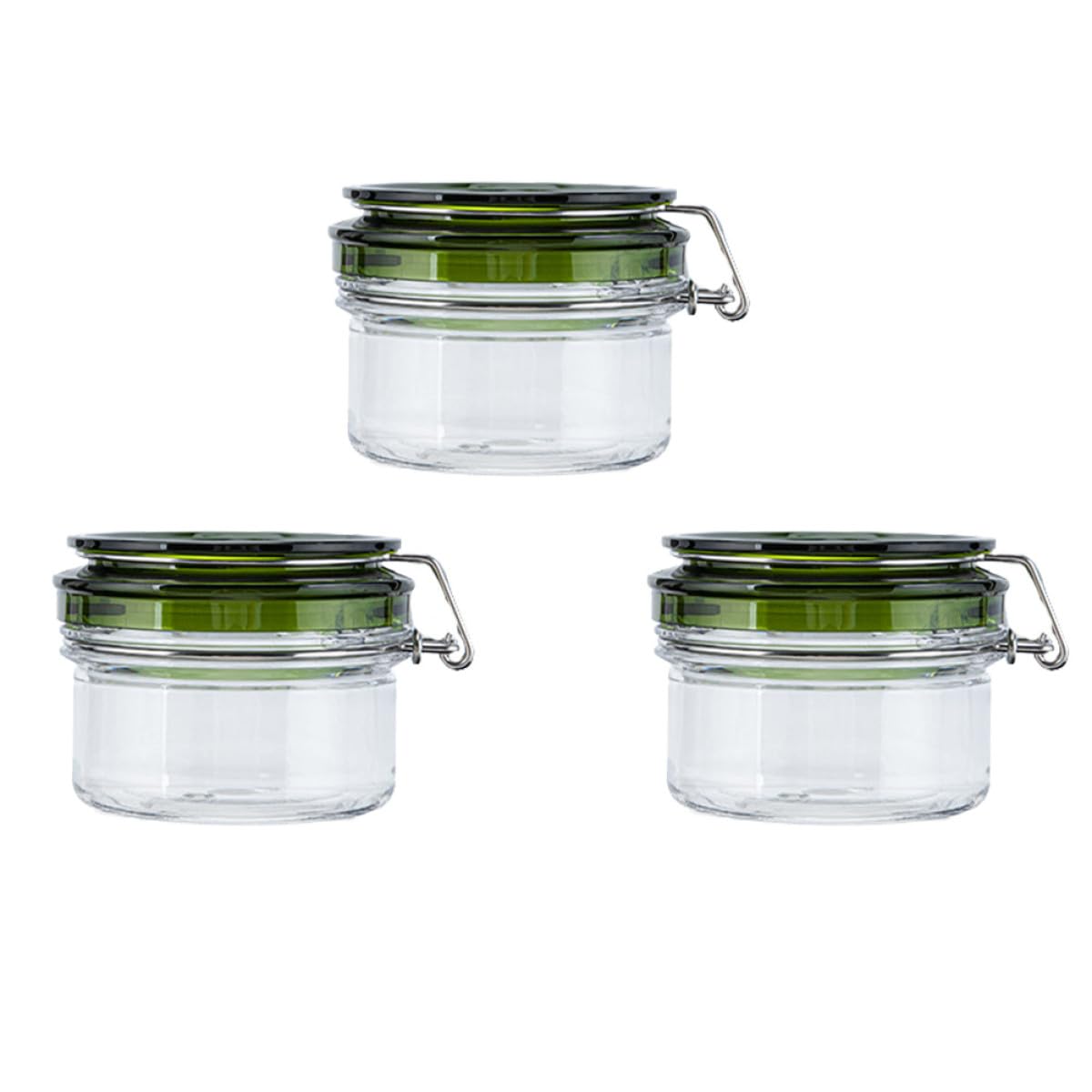 3 Pcs 120ml Pet Cosmetic Jars for Facial Creams and Masks, Air-tight Sealed Skin Care Containers, Portable Refillable Lotion and Ointment Storage for Travel