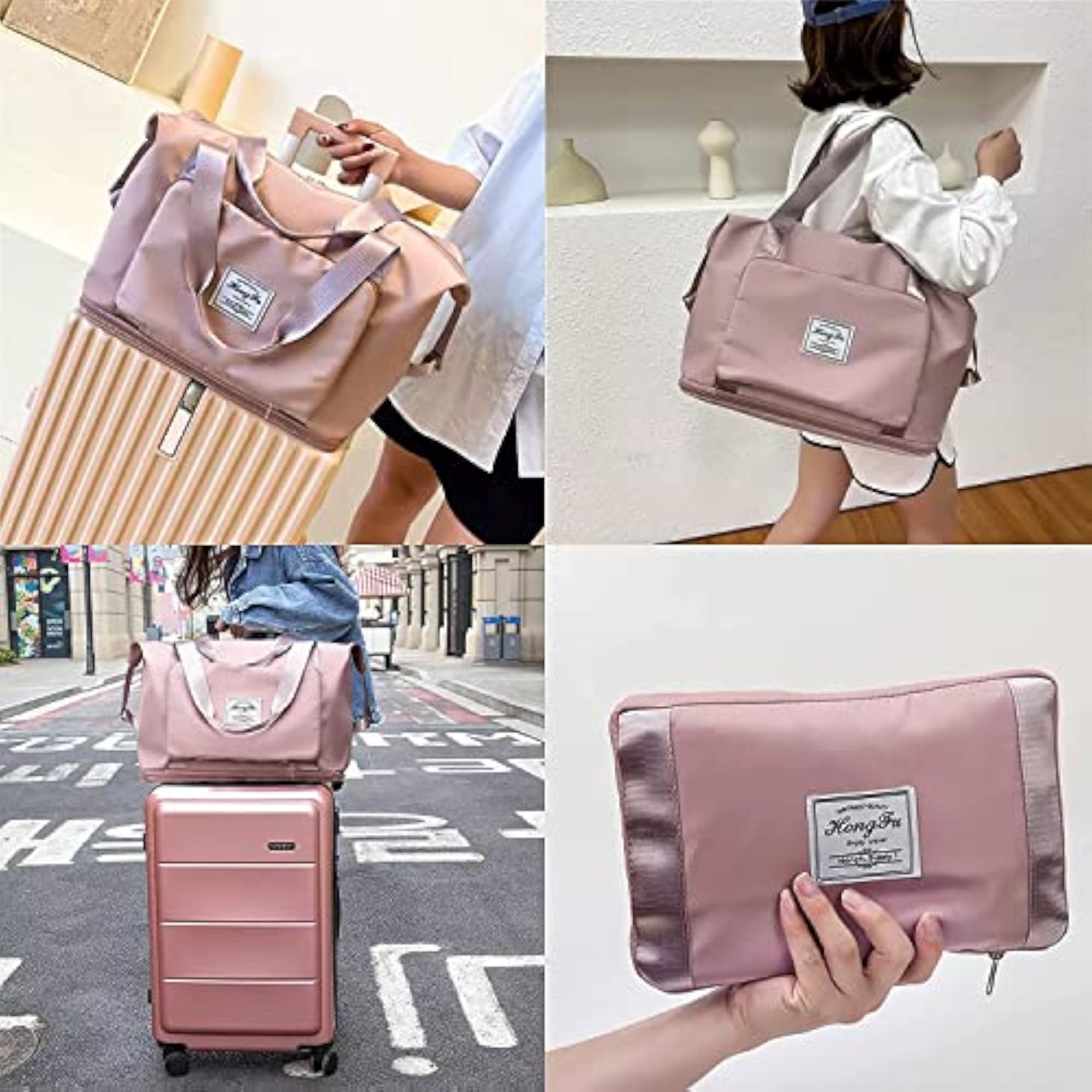 Expandable Folding Travel Bag & Hand Bag, Large Capacity