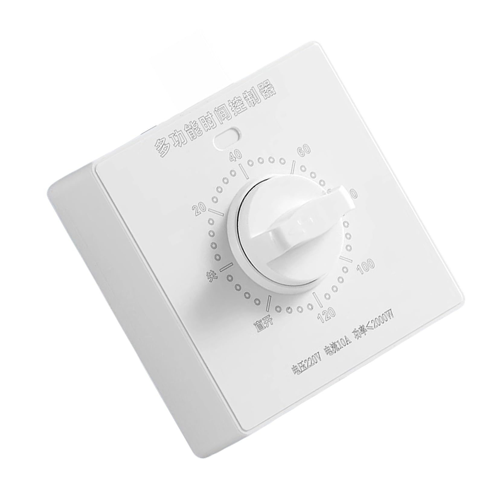RGYBAO 86 Type Mechanical Timer Switches Adjustable Delay Up to 120Minutes with Indicators Light for Management Adjustable Timer Light Switches