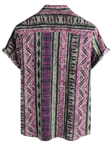 Image of VATPAVE Mens Casual Hawaiian Floral Shirts Short Sleeve Button Down Tropical Shirts Beach Summer Shirts
