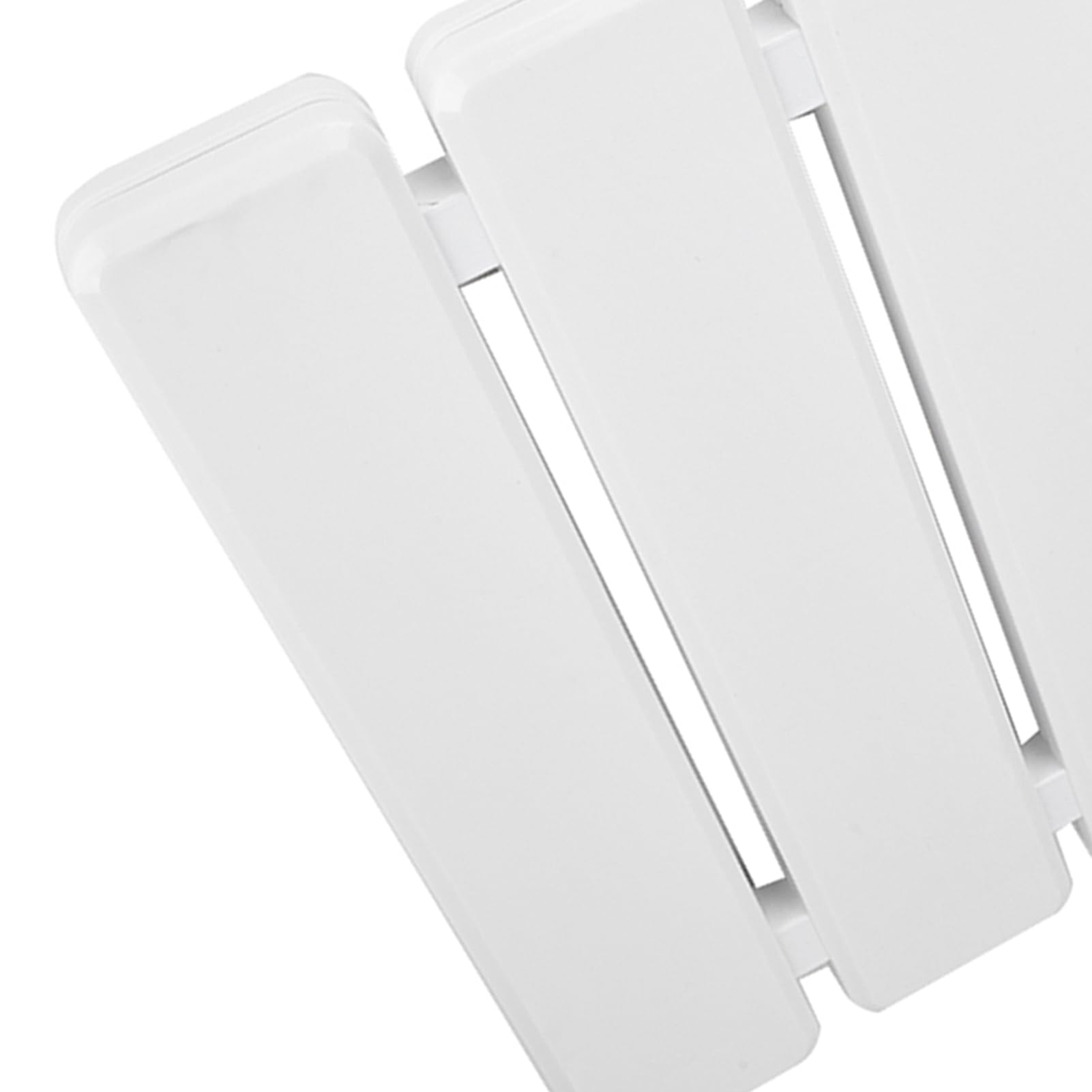 Asiento de Ducha Plegable de Hoja abatible para Montar en la Pared, Banco de baño Plegable, Silla de Ducha montada en la Pared Que Ahorra Espacio, con Estructura de ABS Blanco y
