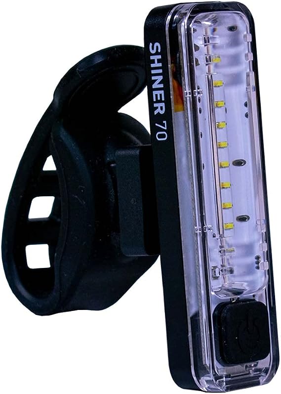 Planet Bike Shiner 70 USB Bike Light Set,Black