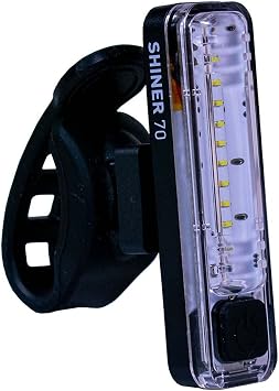 Planet Bike Shiner 70 USB Bike Light Set,Black