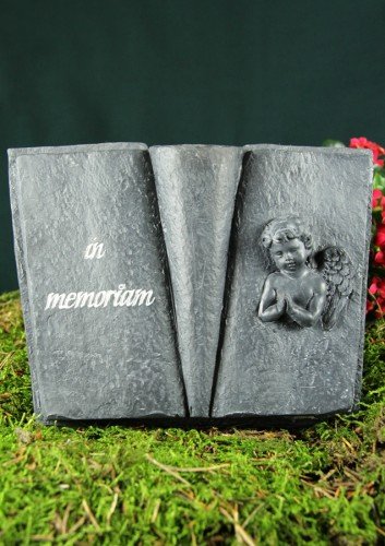 friedhofskerze.de Grabbuch mit Vase