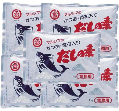 純正食品マルシマ −業務用−かつおだしの素<1キロ>5セット