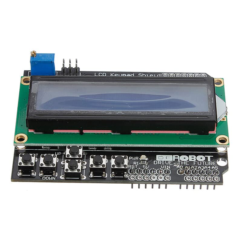 VIDOO Keypad Shield Retroilluminazione Blu per Scheda Robot LCD 1602 per Arduino-10pcs