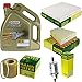 Produktbild Filter Set Inspektionspaket 5 Liter Motoröl Castrol EDGE Titanium FST 5W-30 LL MANN-FILTER Innenraumfilter Kraftstofffilter Luftfilter Ölfilter