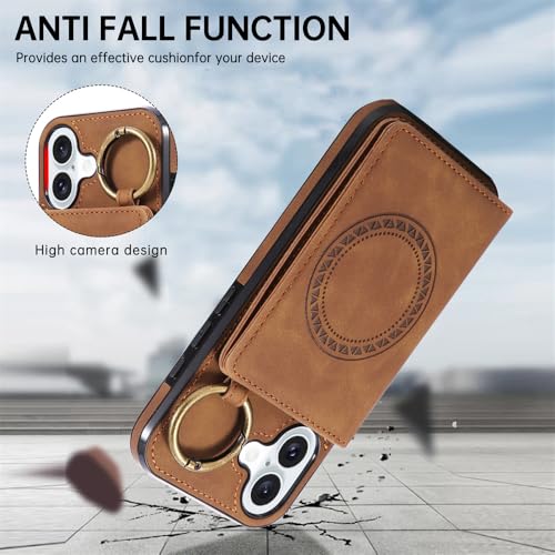 Étui portefeuille iPhone 13 Pro antichoc noir avec porte-carte magnétique - 3