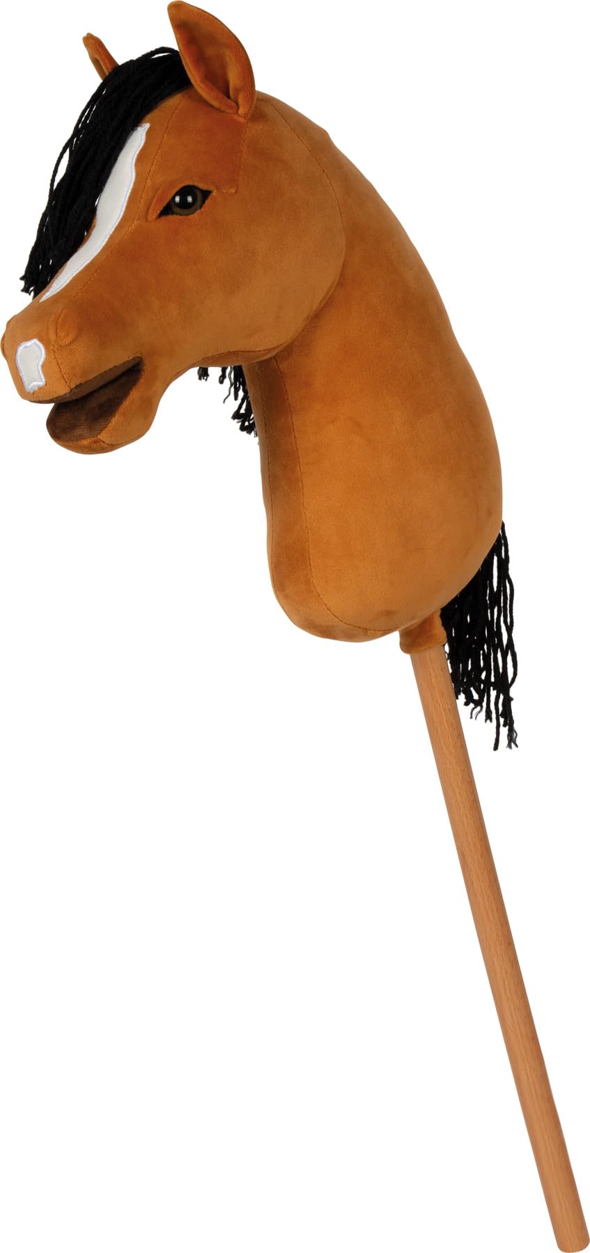 Small Foot Hobby Horse Marron « Melodie », Cheval bâton, Licol, bridon, Longe, dès 3 Ans, 12716