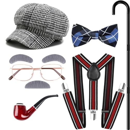 Matiniy 100 Days of School Old Men RX`[ANZT[ ̖XqAKlAlN^CAЂTXy_[AtAj̎qpA100ڂ̊wZp[eB[hXAbv