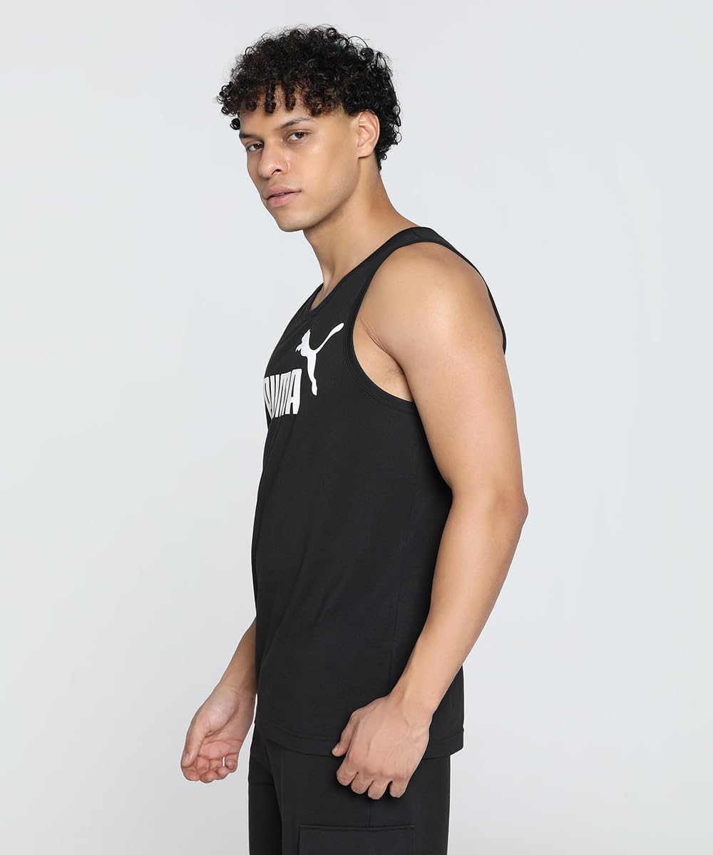 Puma Ess Logo Tank Shirt Uomo