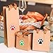 Boao 600 Pcs Paw Stickers 1.5 Inch Colorful Dog Stickers Self Adhesive Paw Footprint Stickers Roll Puppy Paw Labels for Gifts, Mailing, Envelope Seals, Kids Classroom Decoration, 6 Colors