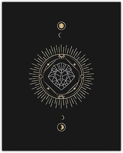 Miniatura 3 de Minimalist Abstract Mystic Symbols Wall Decor Set of 3 8x10 Unframed Mid Century Modern Art - Geometric Room Decor for Home, Office, Living Room