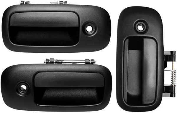 Exterior Door Handle Set, Compatible with 1996-2009 Chevy Express, GMC Savana 1500 2500 3500 4500 Van, Front Left & Right & Rear Right Side | 10359094, 79320, 10359093, 79321, 25866275 Outside Handle
