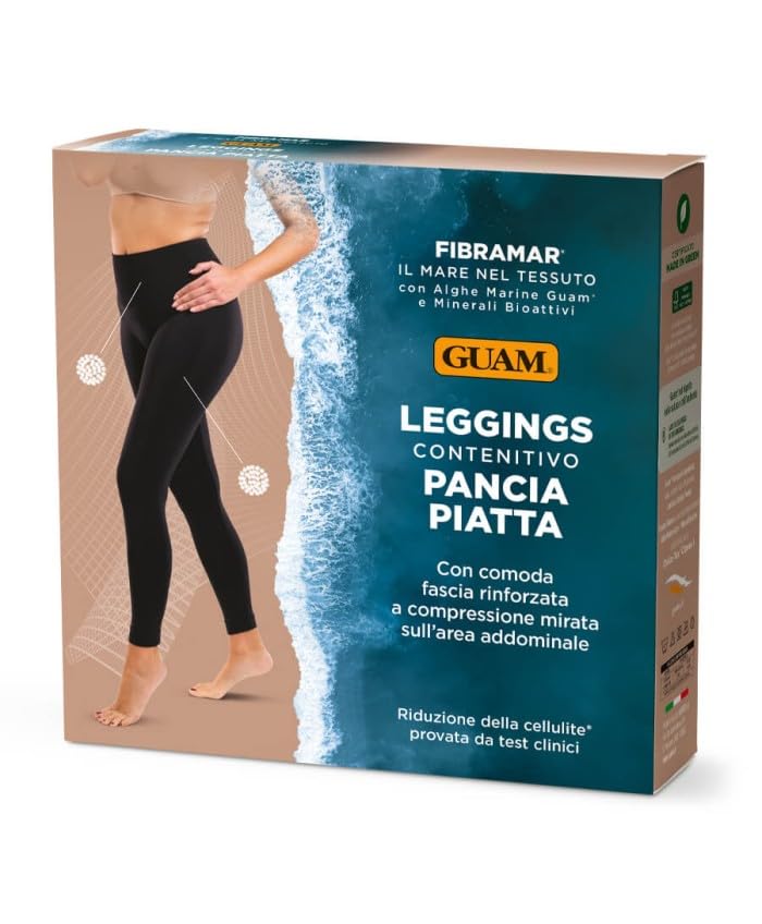 Guam Fibramar Leggings Contenitivo Pancia Piatta Taglia L- XL
