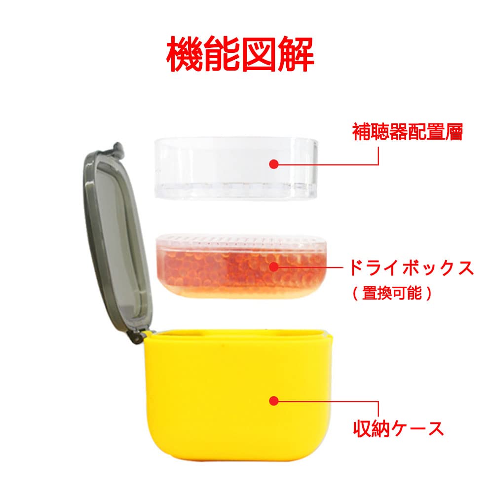Amazon｜補聴器乾燥ボックス乾燥器乾燥機ケース補聴器ケース乾燥