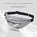 Fanny Pack - Riñonera Unisex con Conector para Auriculares y 3 Bolsillos...