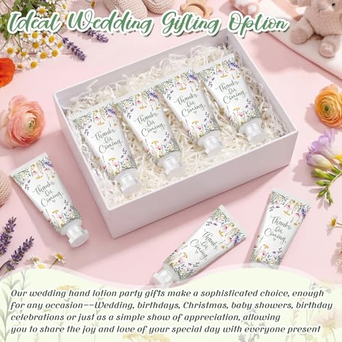 Image of 50 Pcs 1 Oz / 30 ml Wildflower Hand Cream Bulk Travel Size Baby Shower Lotion Thanks Hand Cream Gifts Baby Shower Favors for Guests Wildflower Gift Bulk Travel Size Lotion Set for Guest