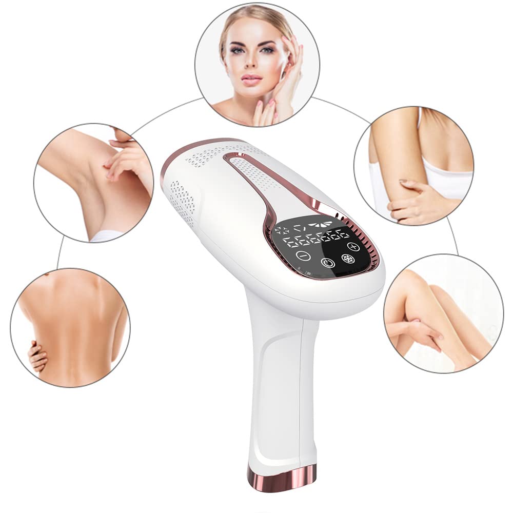 INSYOO IPL-Geräte Haarentfernung Laser Touchscreen Tragbares Pulslaser-Haarentfernungsinstrument 5 Energiestufen Epilierer für Frauen, Männer, Körper, Gesicht, Bikini, Beine Usw