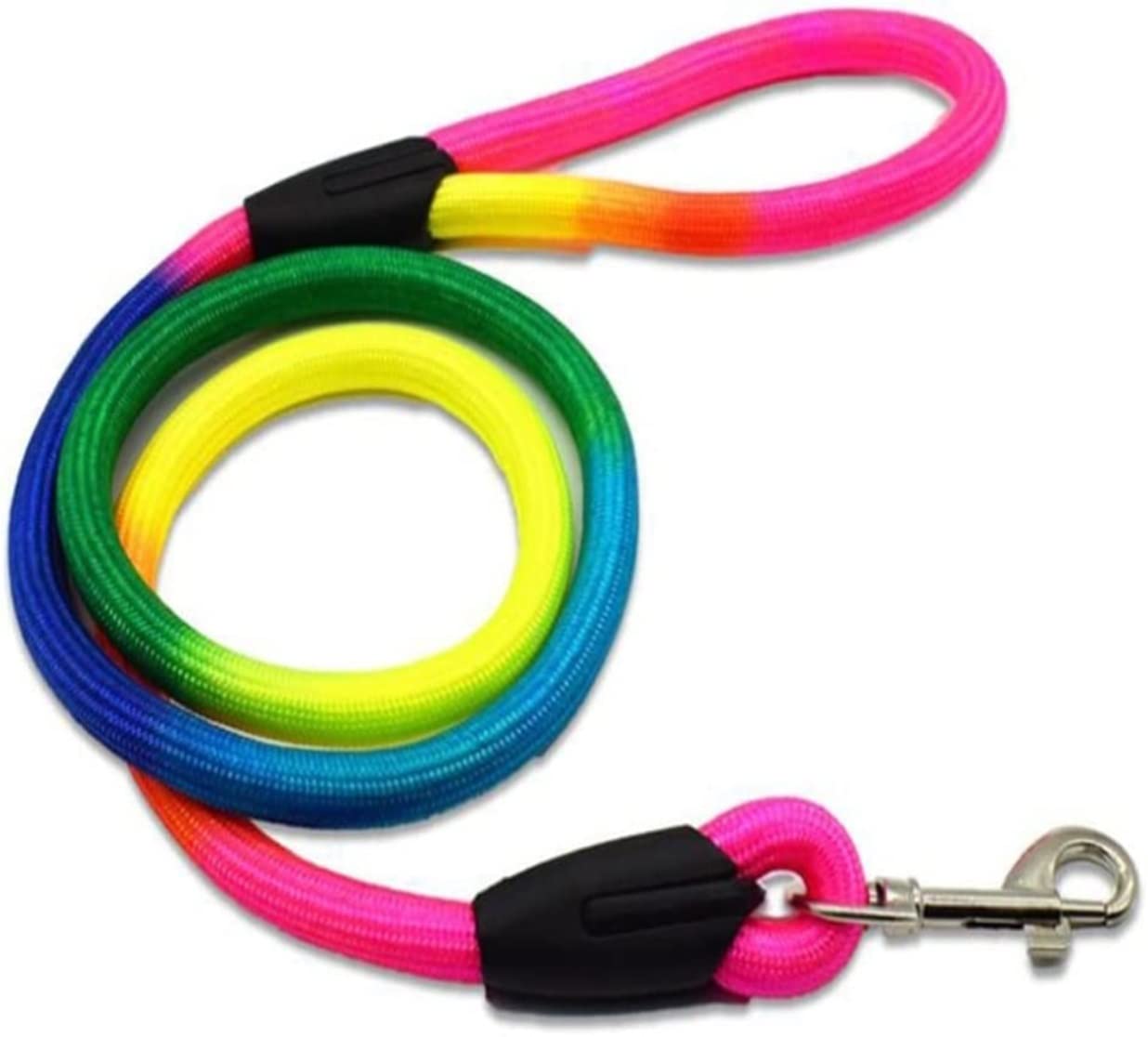 Smycz dla Psa Oddychające Smycz dla psa Walking Training Leash Psy Uprząż Obroża Pas Lina Bez ciągnięcia Ucieczka Dowód zwierząt Miękkie Regulowana(1.0cm*1.2m)