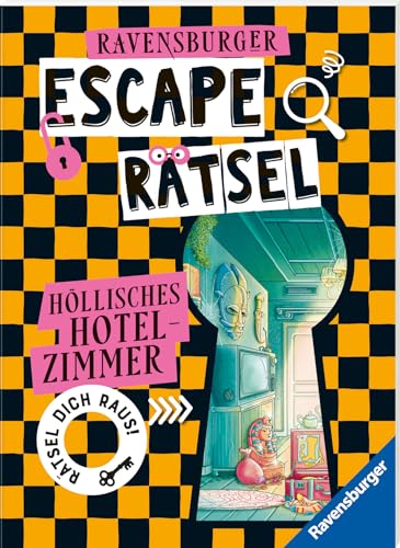 Ravensburger Escape Rätsel: Höllisches Hotelzimmer - Rätselbuch ab 8 Jahre - Für Escape Room-Fans