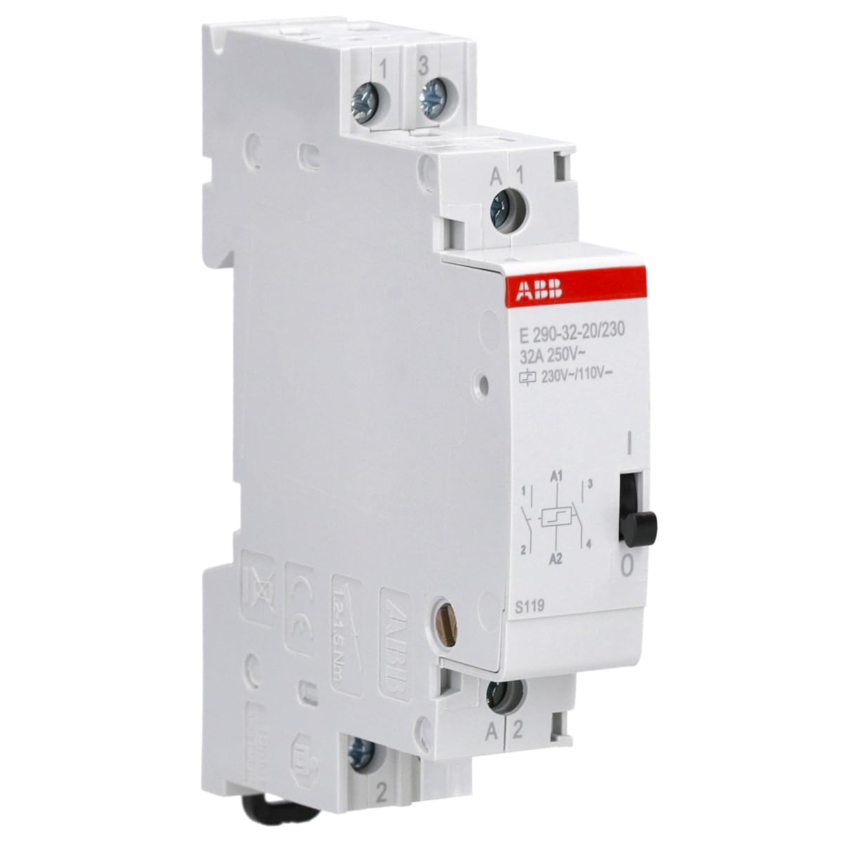 ABB E290-32-20/230 Stromstoßschalter 230V AC / 110V DC 32A 2 NO