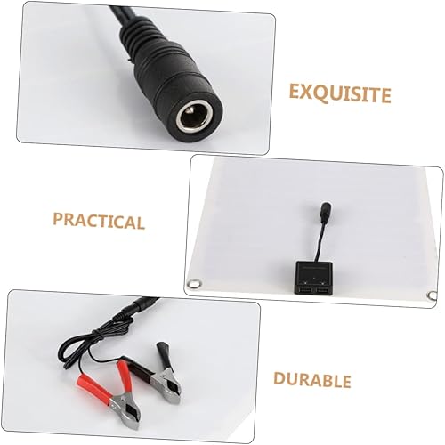 Miniatura 9 de 1 Unidades Cargador de Energía Solar Cargador Portátil Rv Cargador de Panel Solar Flexible al Aire Libre Panel Solar Panel Solar Panel Solar Panel