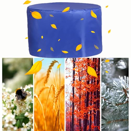 Housse de protection ronde imperméable bâche table de jardin Oxford 420D résistante aux UV