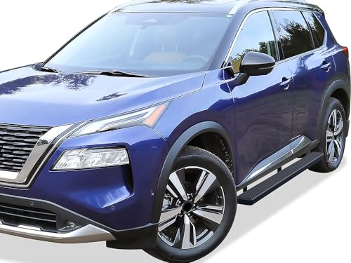 Estribos Laterales Negro Mate para Nissan Rogue 2021-2026 miniatura 2