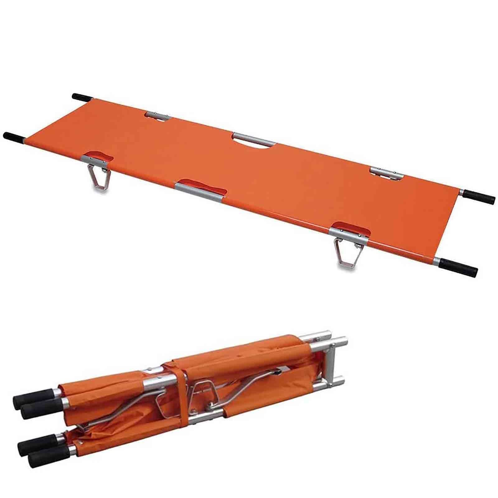 SWENEEN Folding Stretcher,Portable Aluminum Alloy Stretcher,First Aid Rescue Ambulance Stretcher,For Hospital Clinic Home Mobile Injured,