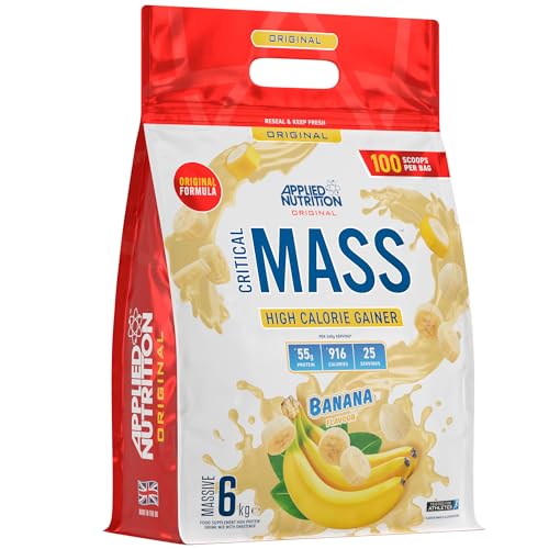 Applied Nutrition Critical Mass Original (6000g) Plátano - Aumento de Peso - Sin creatina