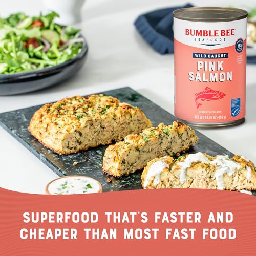 Image of Bumble Bee Pink Salmon, Wild | Premium Quality | 14.75 oz | Pack of 3