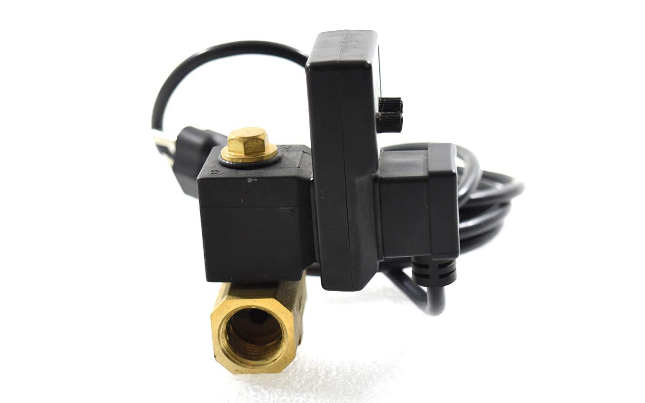 Auto Drain Valve, 100-120V, 1/2 In.
