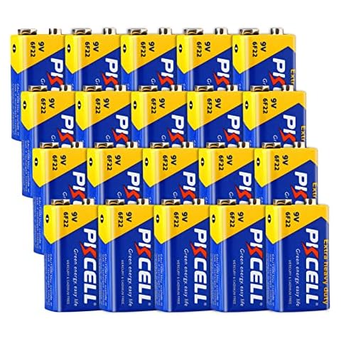Pilas 9V 6F22 de Larga Duración PKCELL Cover