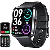 Smartwatch herren mit Telefonfunktion, 1,69″ schrittzähler uhr damen mit großem Farbdisplay, Alexa eingebaute, Pulsmesser, Schlafmonitor, Schrittzähler, Aktivitätstracker kompatibel mit Android/IOS